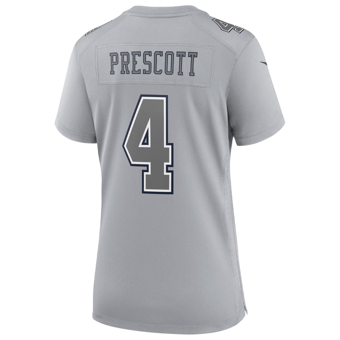 Dak Prescott Dallas Cowboys Women's Atmosphere Fashion Game Jersey - Gray