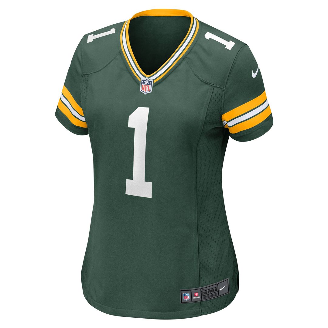 Number 1 Bride Green Bay Packers Women's Game Jersey - Green