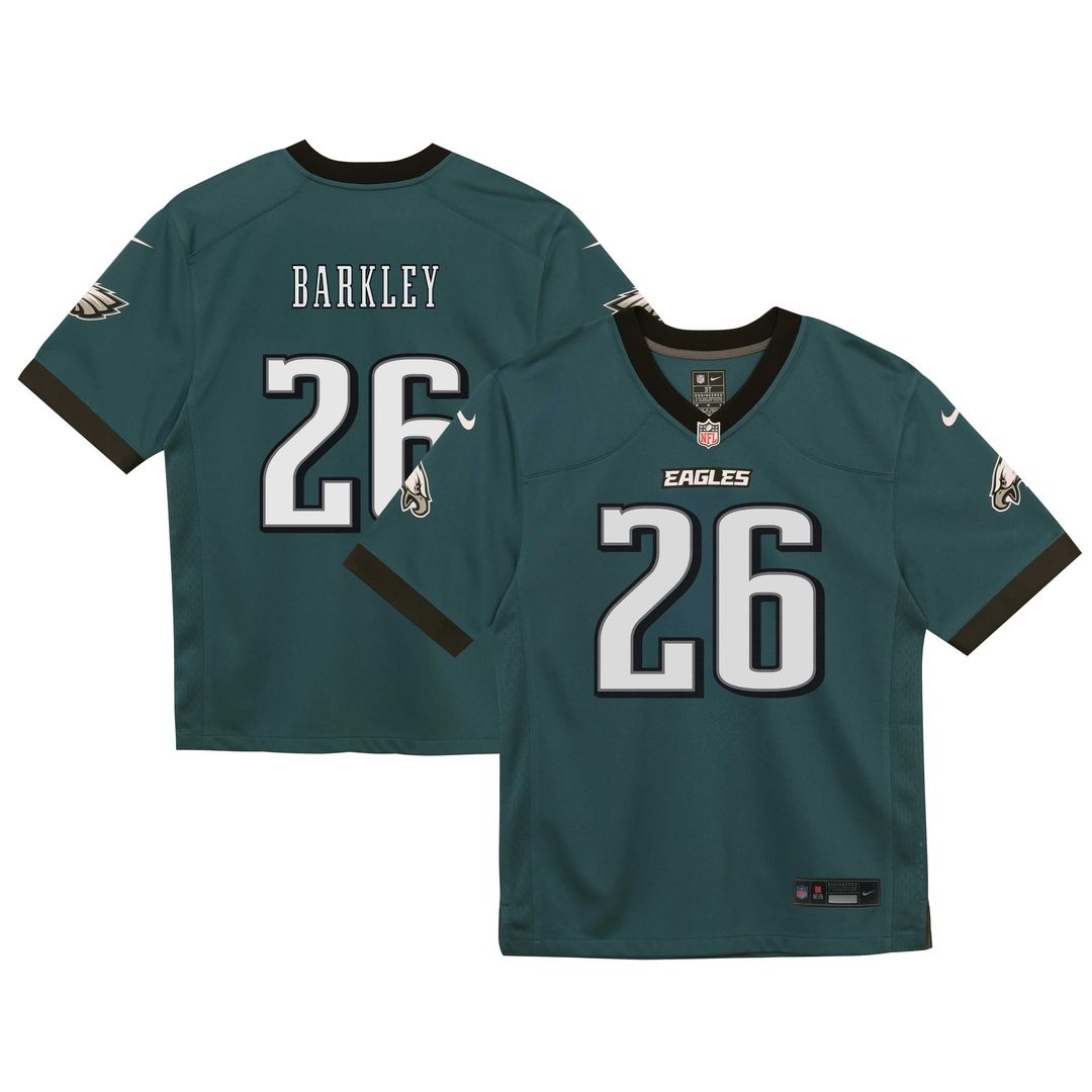 Saquon Barkley Philadelphia Eagles Infant Team Game Jersey - Midnight Green