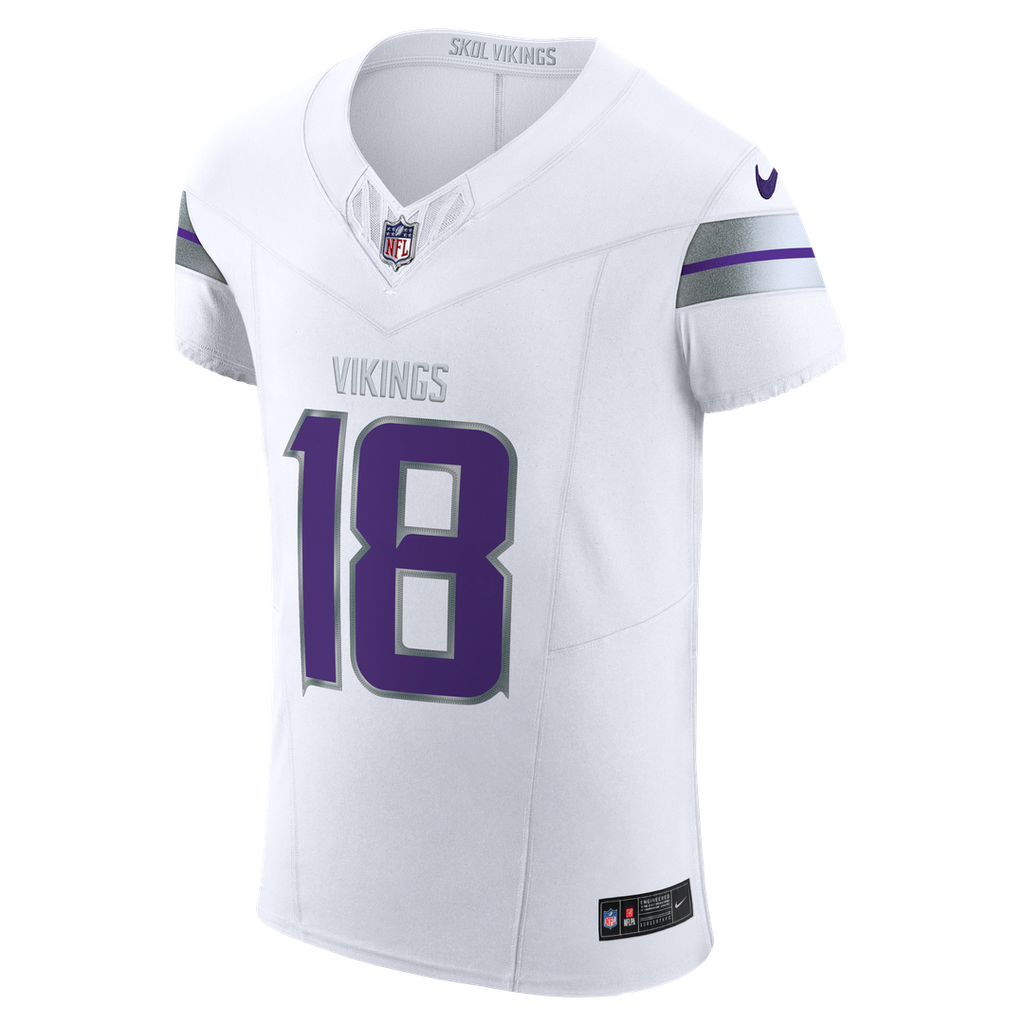 Justin Jefferson Minnesota Vikings Alternate Vapor F.U.S.E. Elite Player Jersey - White