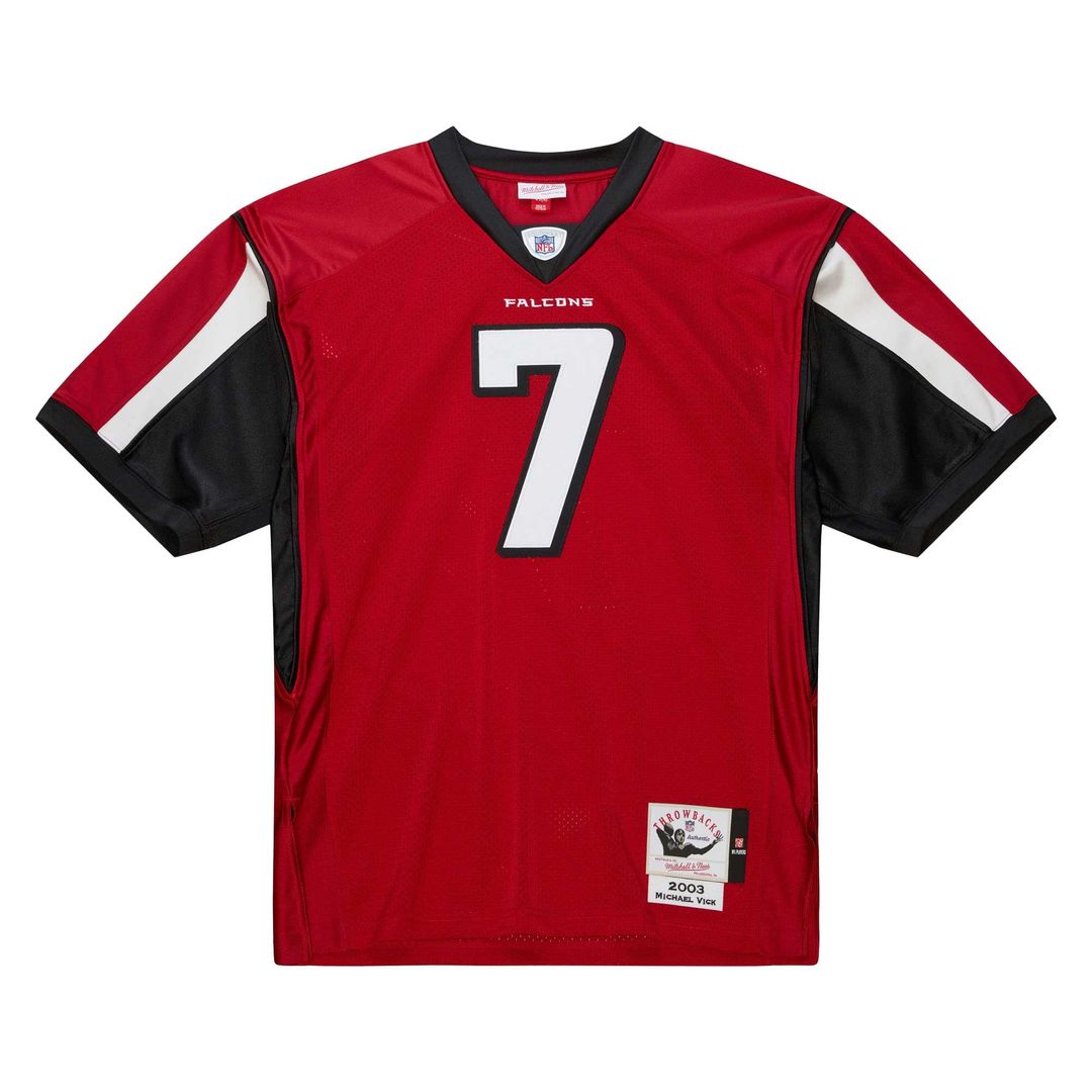 Michael Vick Atlanta Falcons 2003 Authentic Throwback Retired Player Jersey - Red