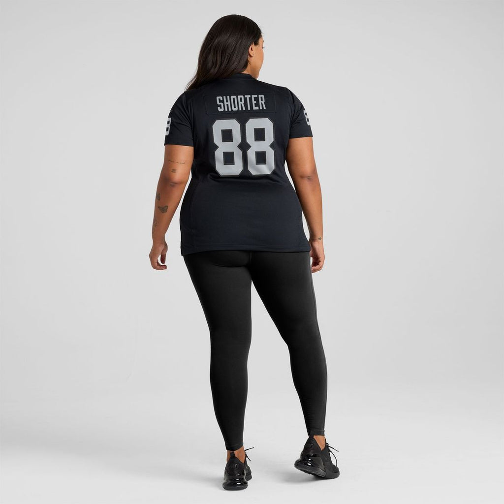 Justin Shorter Las Vegas Raiders Women's Team Game Jersey - Black