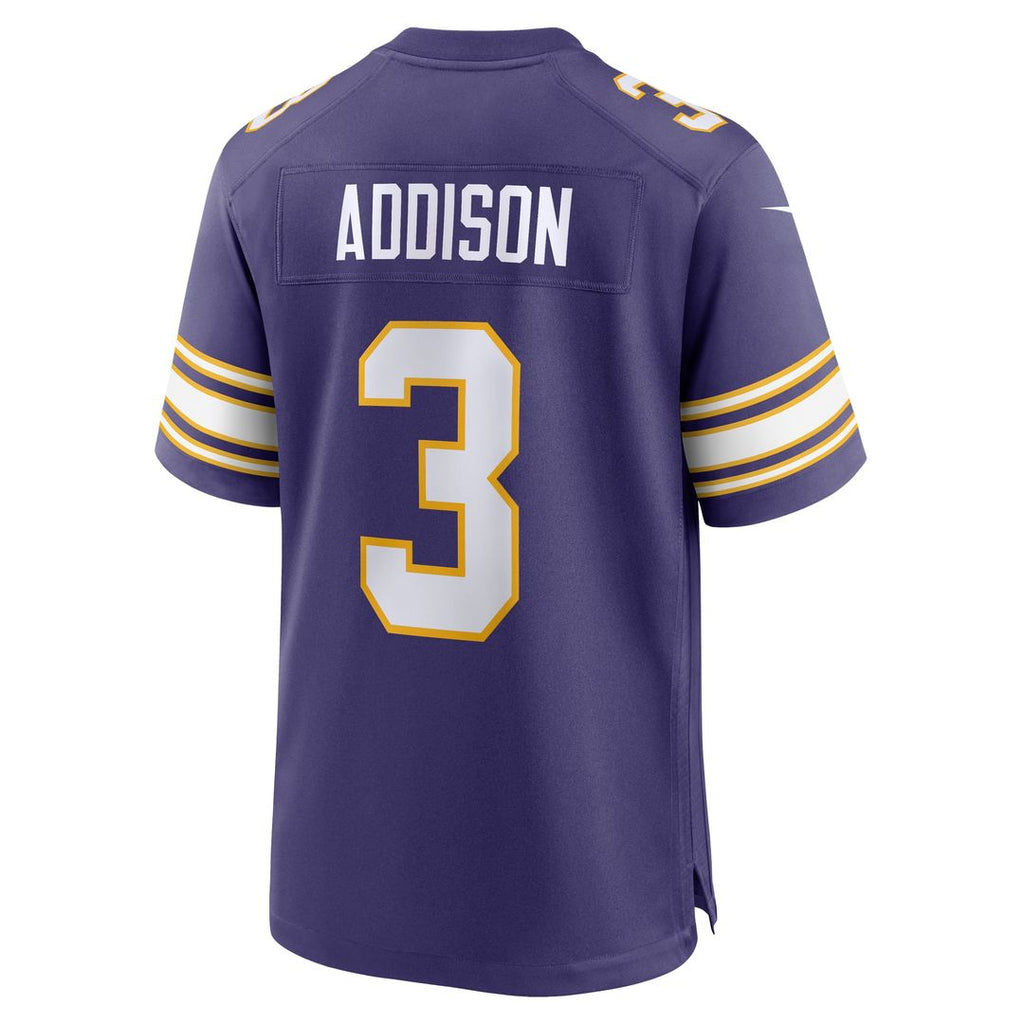 Jordan Addison Minnesota Vikings Alternate Game Jersey - Purple