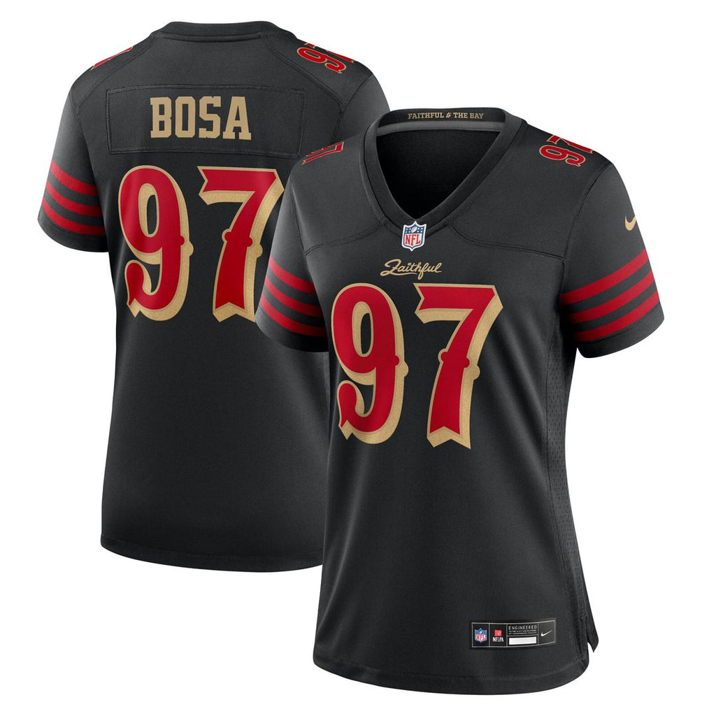 Nick Bosa San Francisco 49ers Women's Rivalries Collection Game Jersey - Black
