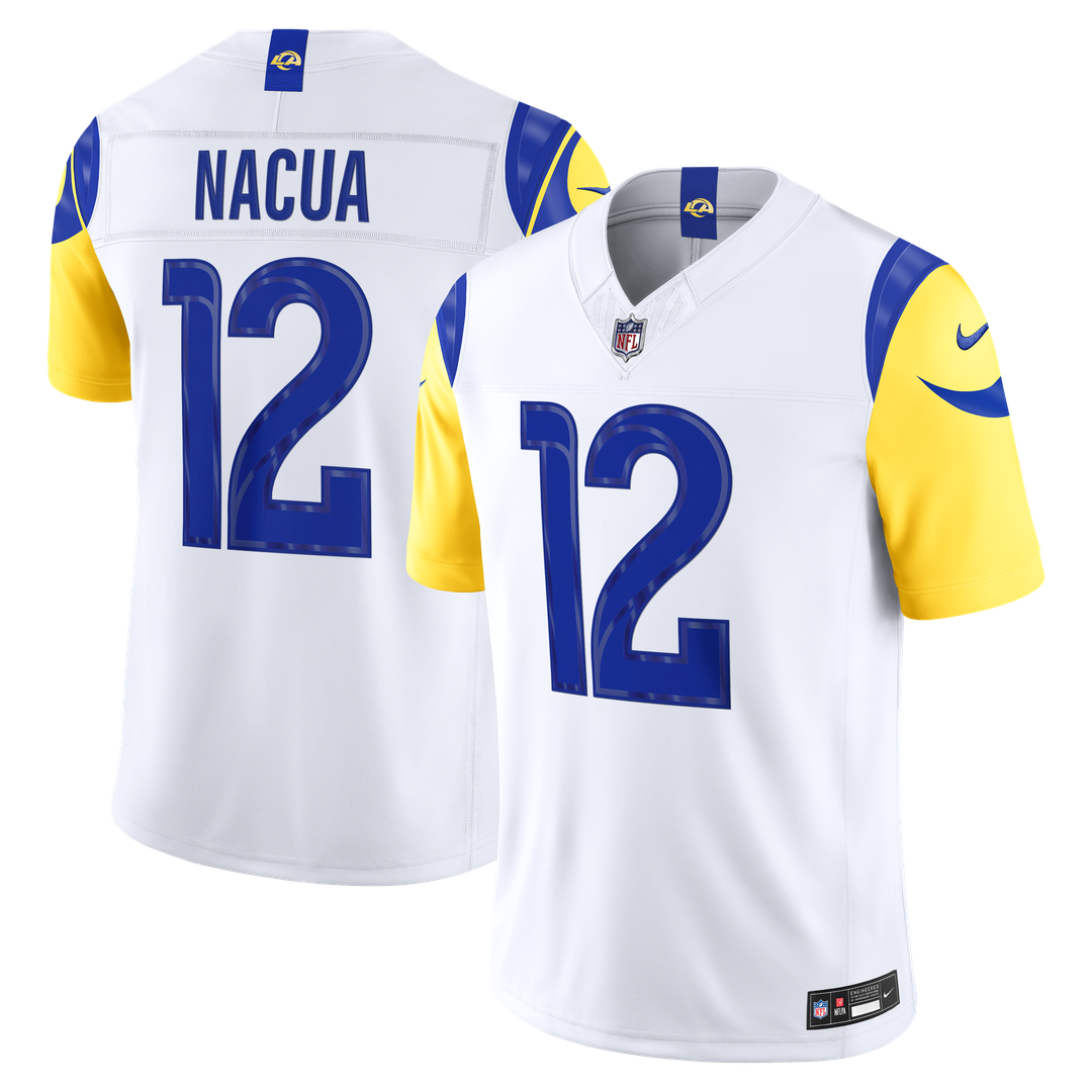 Puka Nacua Los Angeles Rams Classic Sol Vapor F.U.S.E. Stitched Limited Jersey