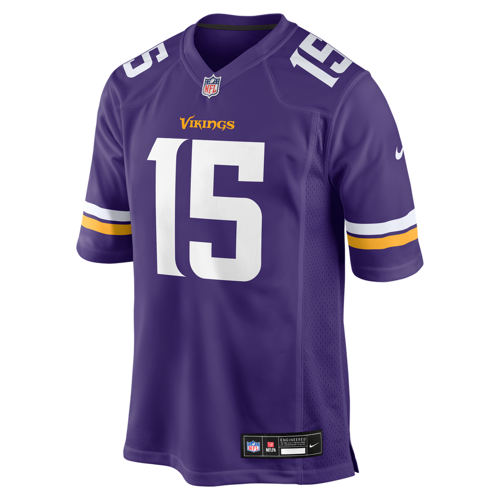 Dallas Turner Minnesota Vikings Game Jersey - Purple