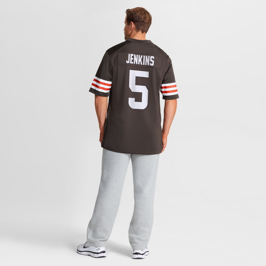Rayshawn Jenkins Cleveland Browns Team Game Jersey - Brown