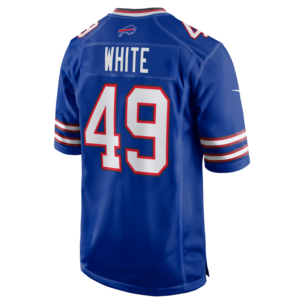 DaShaun White Buffalo Bills Team Game Jersey - Royal