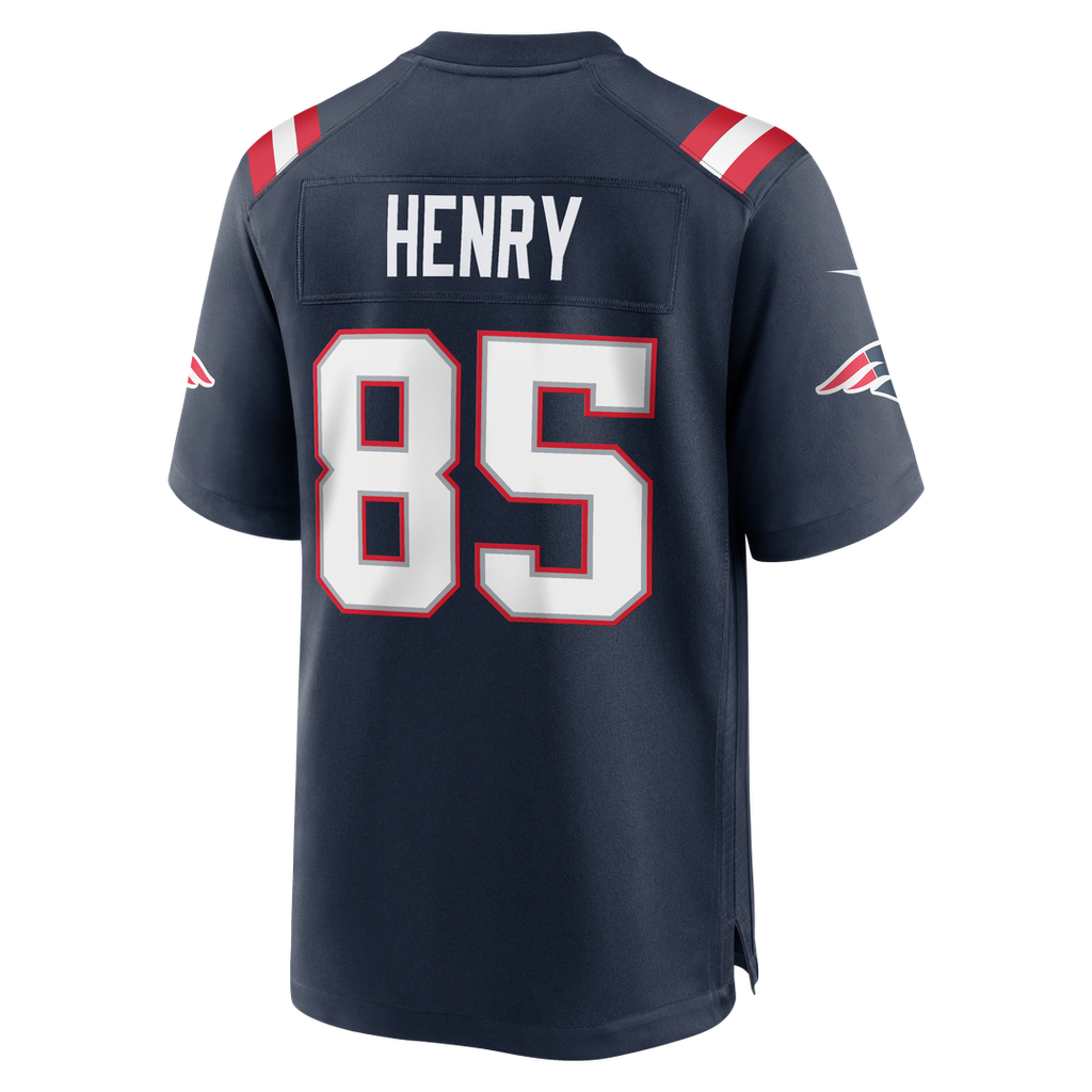 Hunter Henry New England Patriots Team Game Jersey - Navy