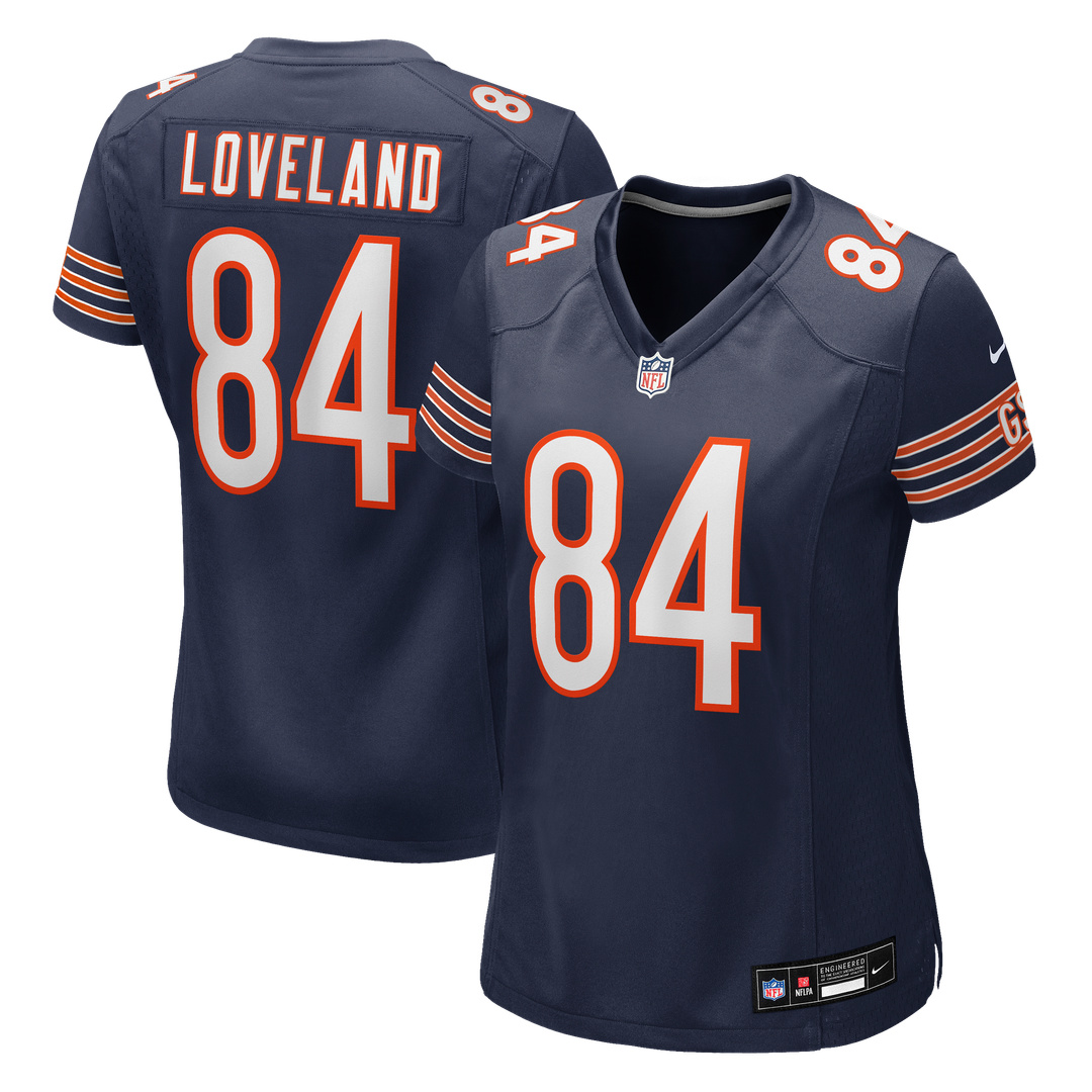Colston Loveland Chicago Bears Women's Team Game Jersey - Navy