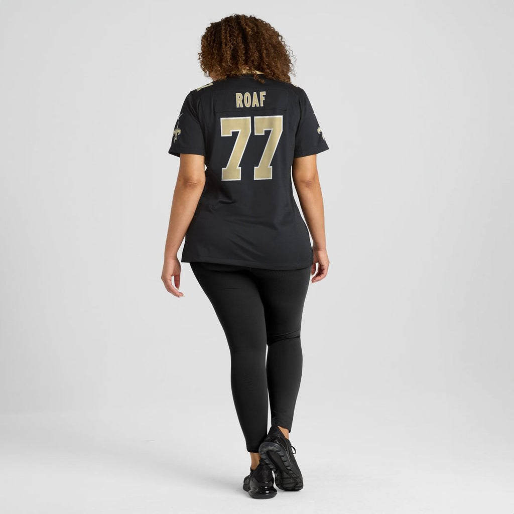 Willie Roaf New Orleans Saints Women's Game Retired Player Jersey - Black