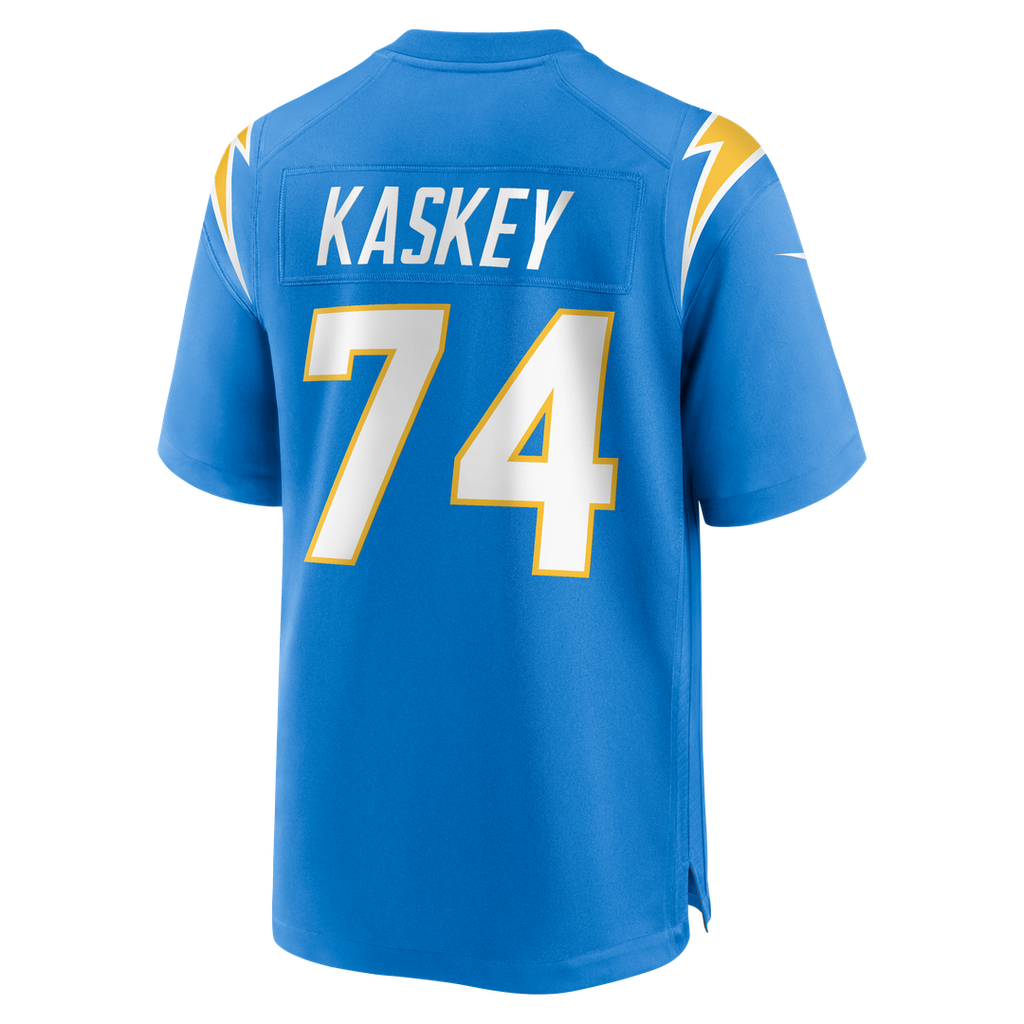 Matt Kaskey Los Angeles Chargers Team Game Jersey - Powder Blue