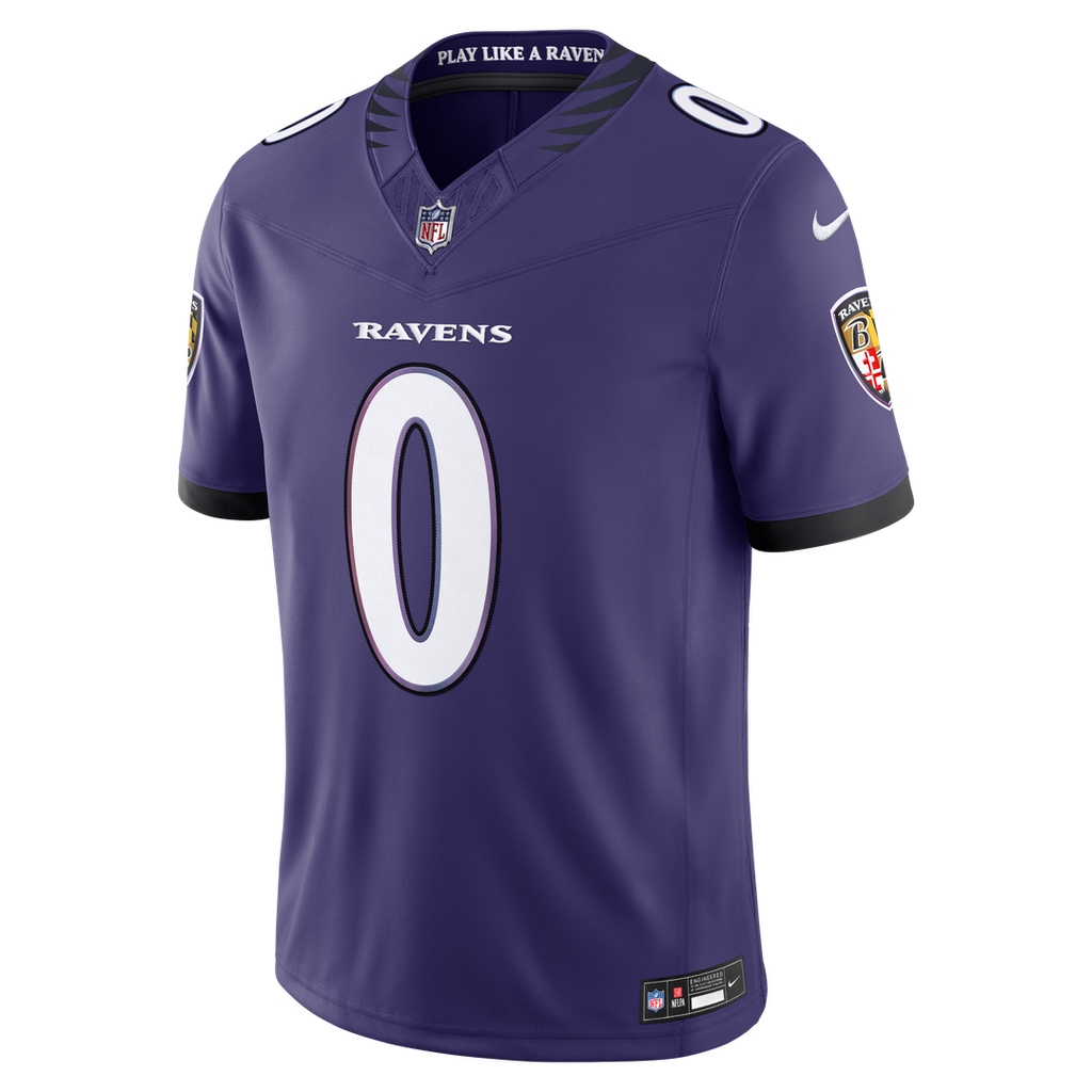 Roquan Smith Baltimore Ravens Team Vapor F.U.S.E. Stitched Limited Jersey - Purple