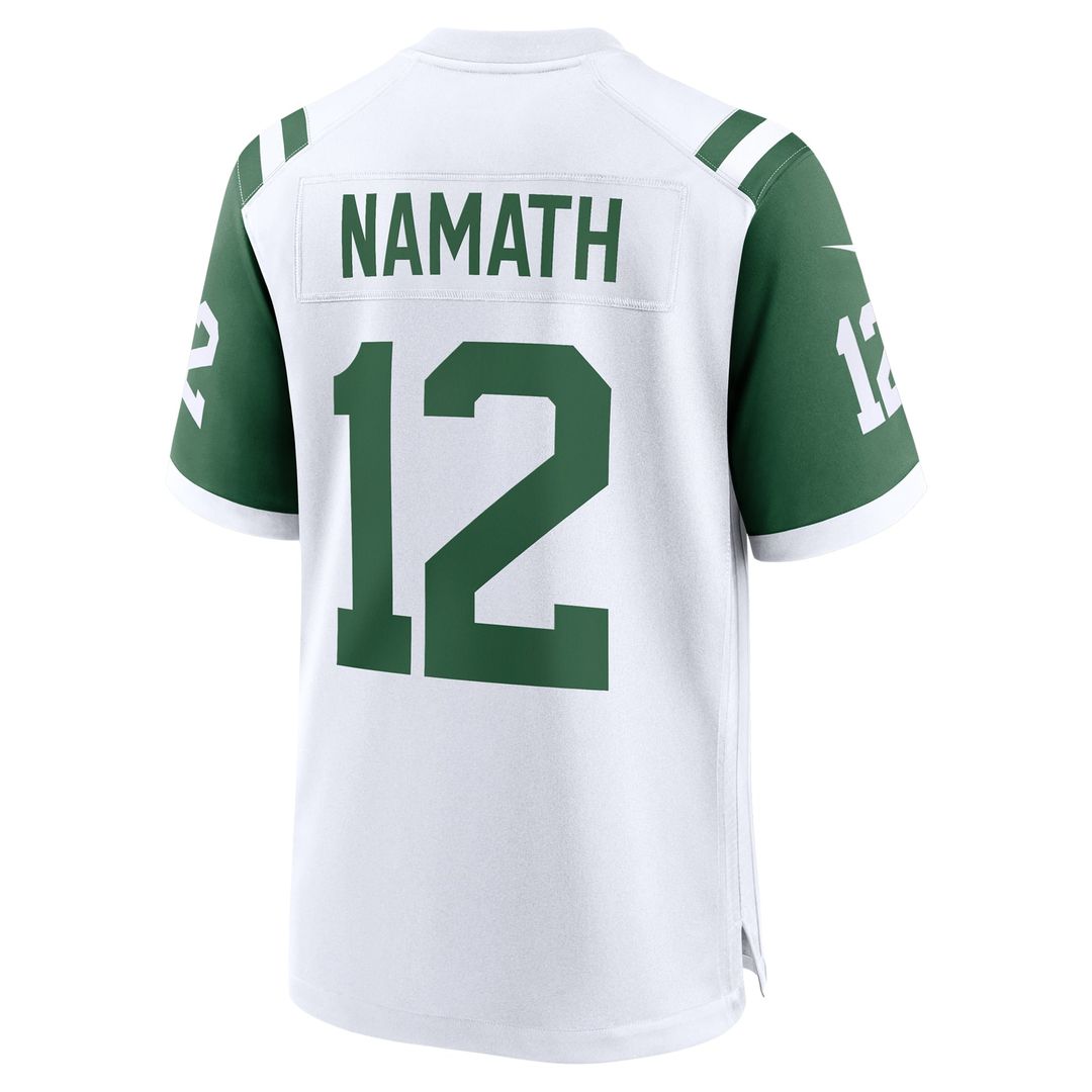 Joe Namath New York Jets Alternate Retired Player Game Jersey - Legacy Black
