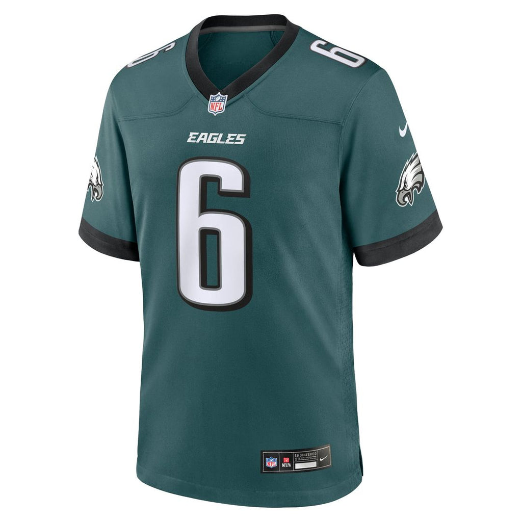 DeVonta Smith Philadelphia Eagles Team Game Jersey - Midnight Green