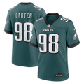 Jalen Carter Philadelphia Eagles Team Game Jersey - Midnight Green