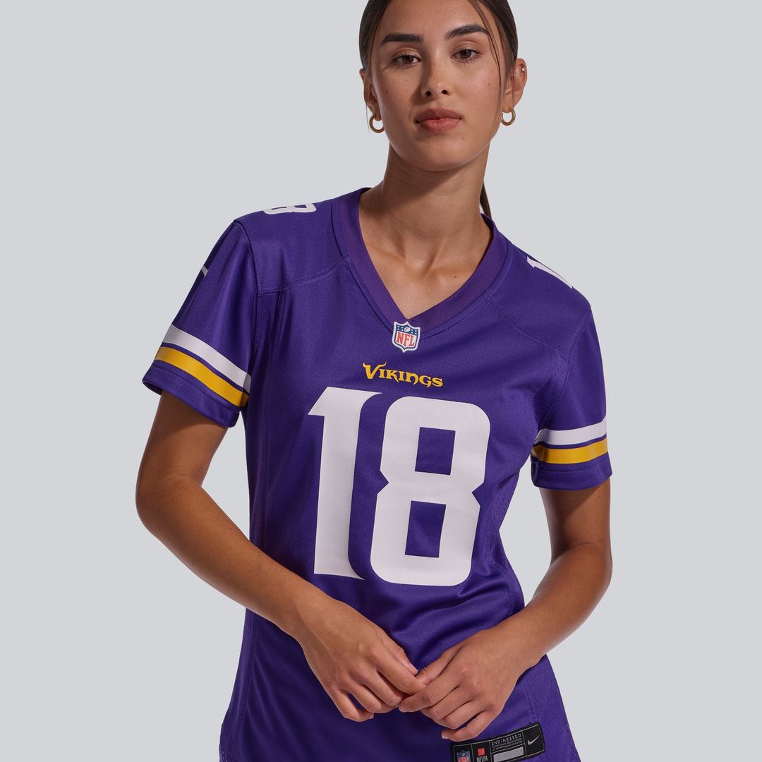 Justin Jefferson Minnesota Vikings Women's Game Player Jersey - White