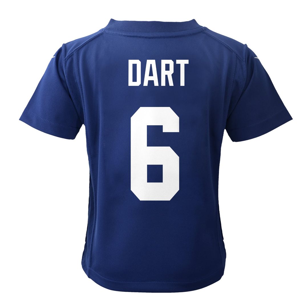 Jaxson Dart New York Giants Toddler Team Game Jersey - Royal
