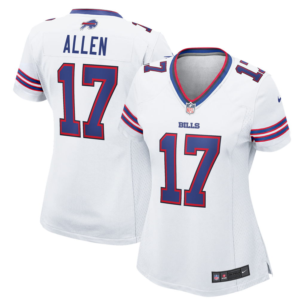 Josh Allen Buffalo Bills Women's White Game Jersey - White