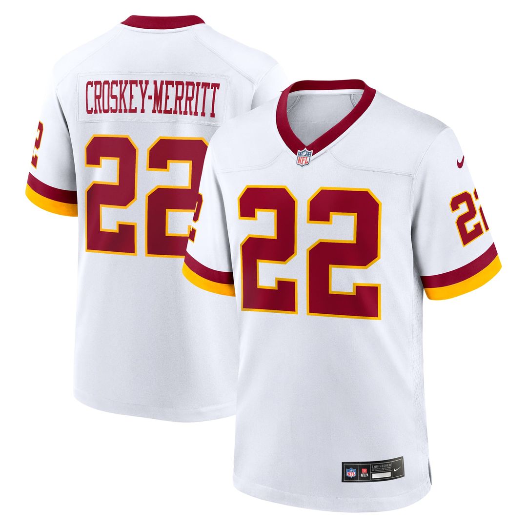Jacory Croskey - Merritt Washington Commanders Game Jersey - Burgundy