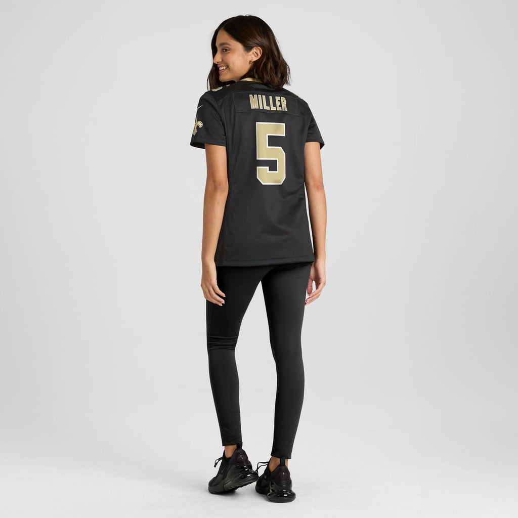 Kendre Miller New Orleans Saints Women's Team Game Jersey - Black