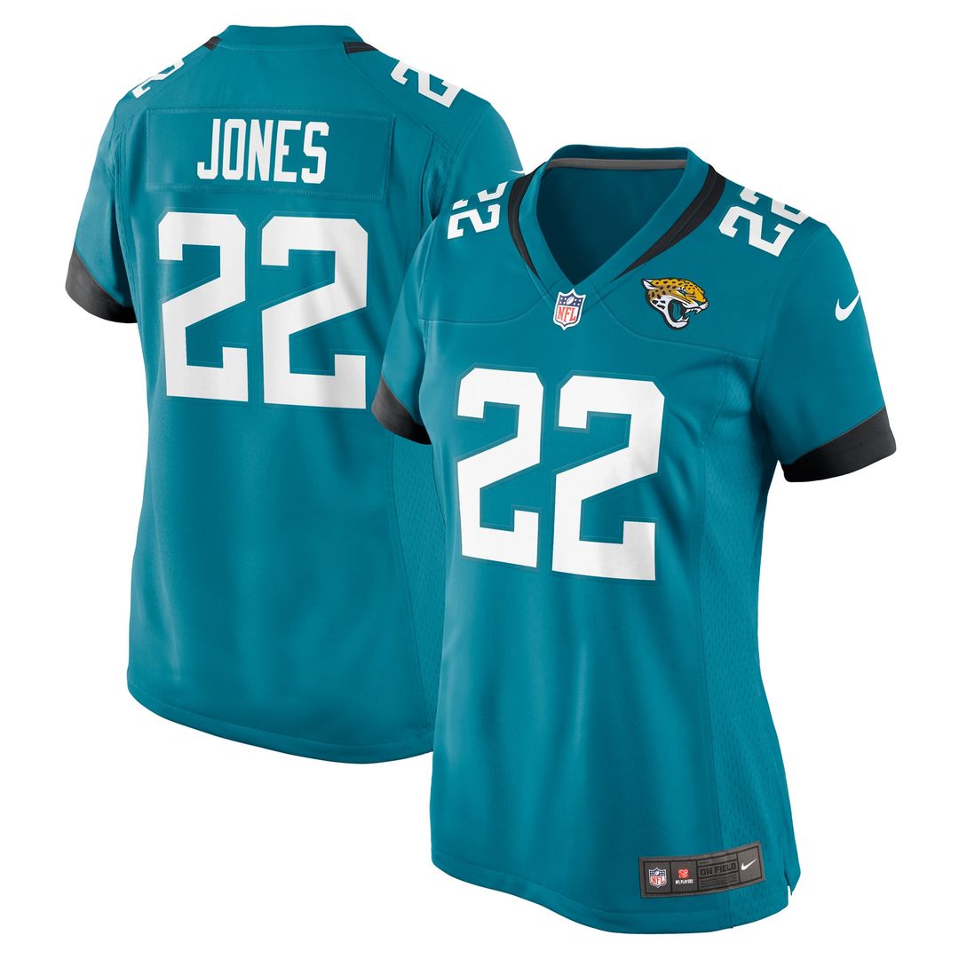 Jarrian Jones Jacksonville Jaguars Women's Game Jersey - Teal