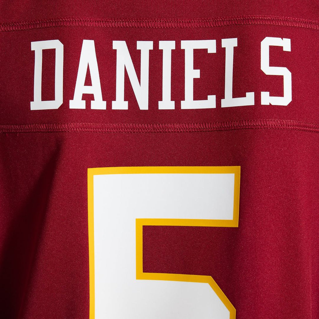 Jayden Daniels Washington Commanders Women's Game Super Bowl Era Jersey - White
