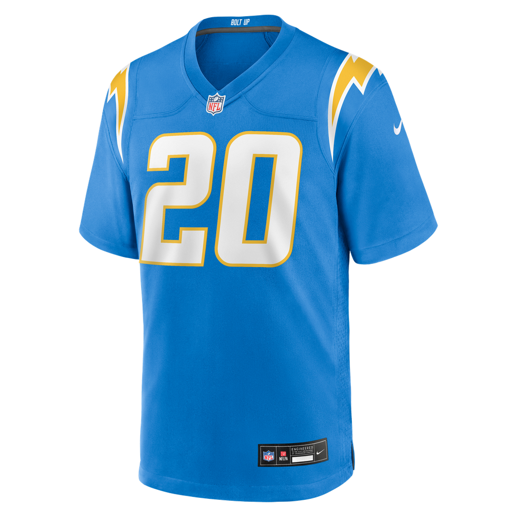 Cam Hart Los Angeles Chargers Team Game Jersey - Powder Blue