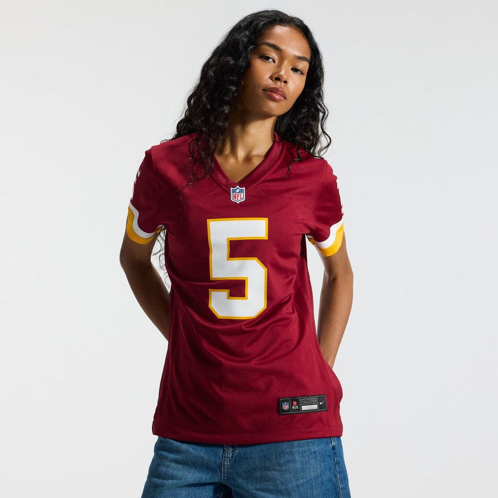 Jayden Daniels Washington Commanders Women's Game Jersey - Burgundy