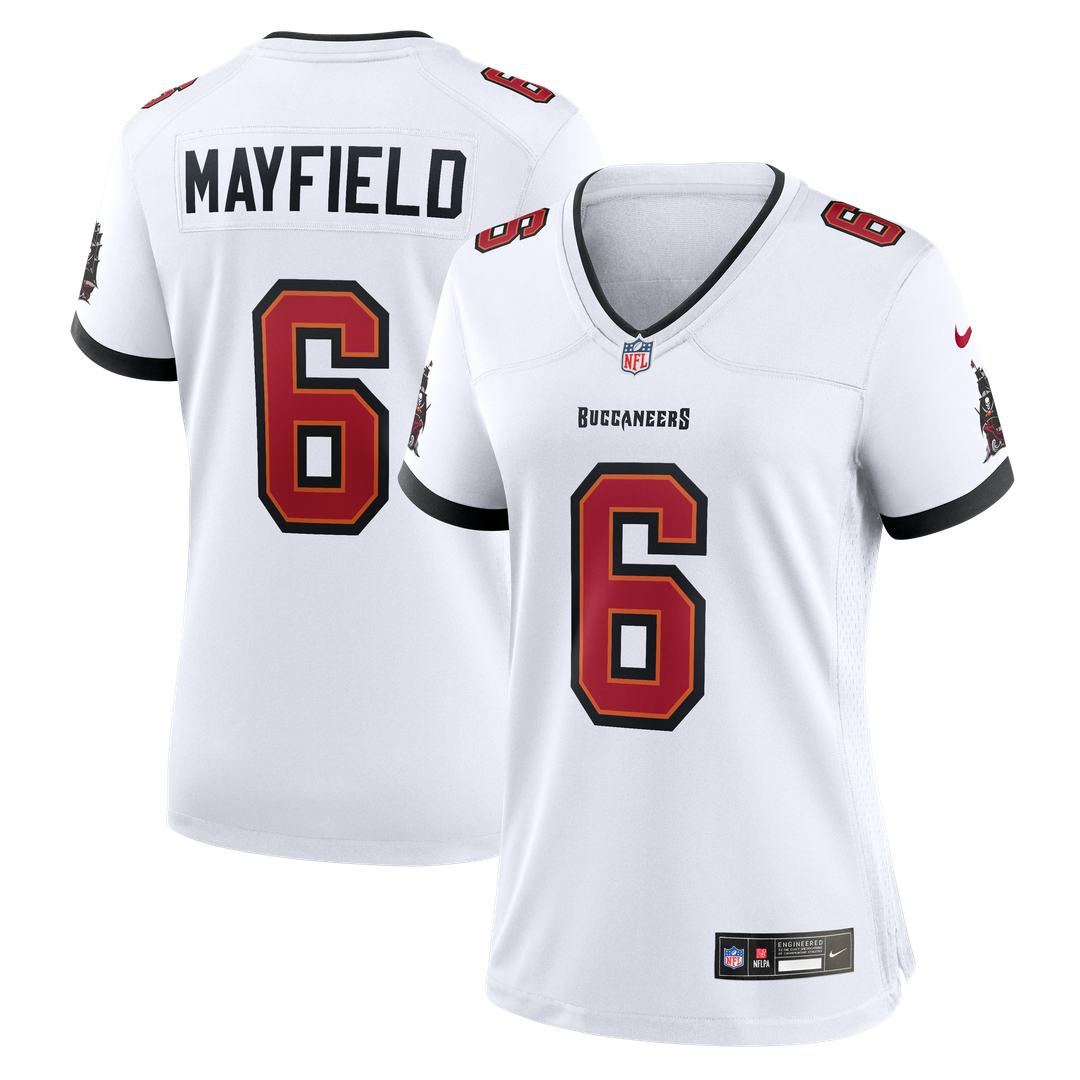 Baker Mayfield Tampa Bay Buccaneers Women's Away Game Jersey - White