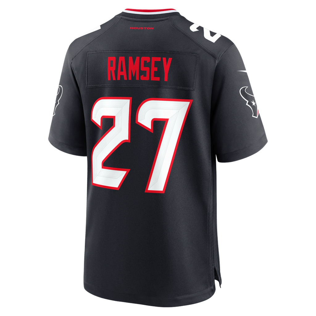 Kamari Ramsey Houston Texans Team Game Jersey - Navy