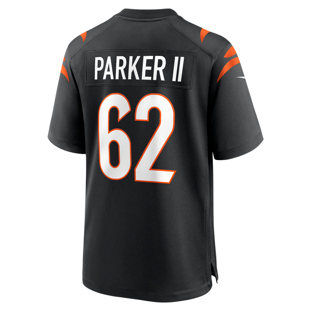 Brian Parker II Cincinnati Bengals Team Game Jersey - Black