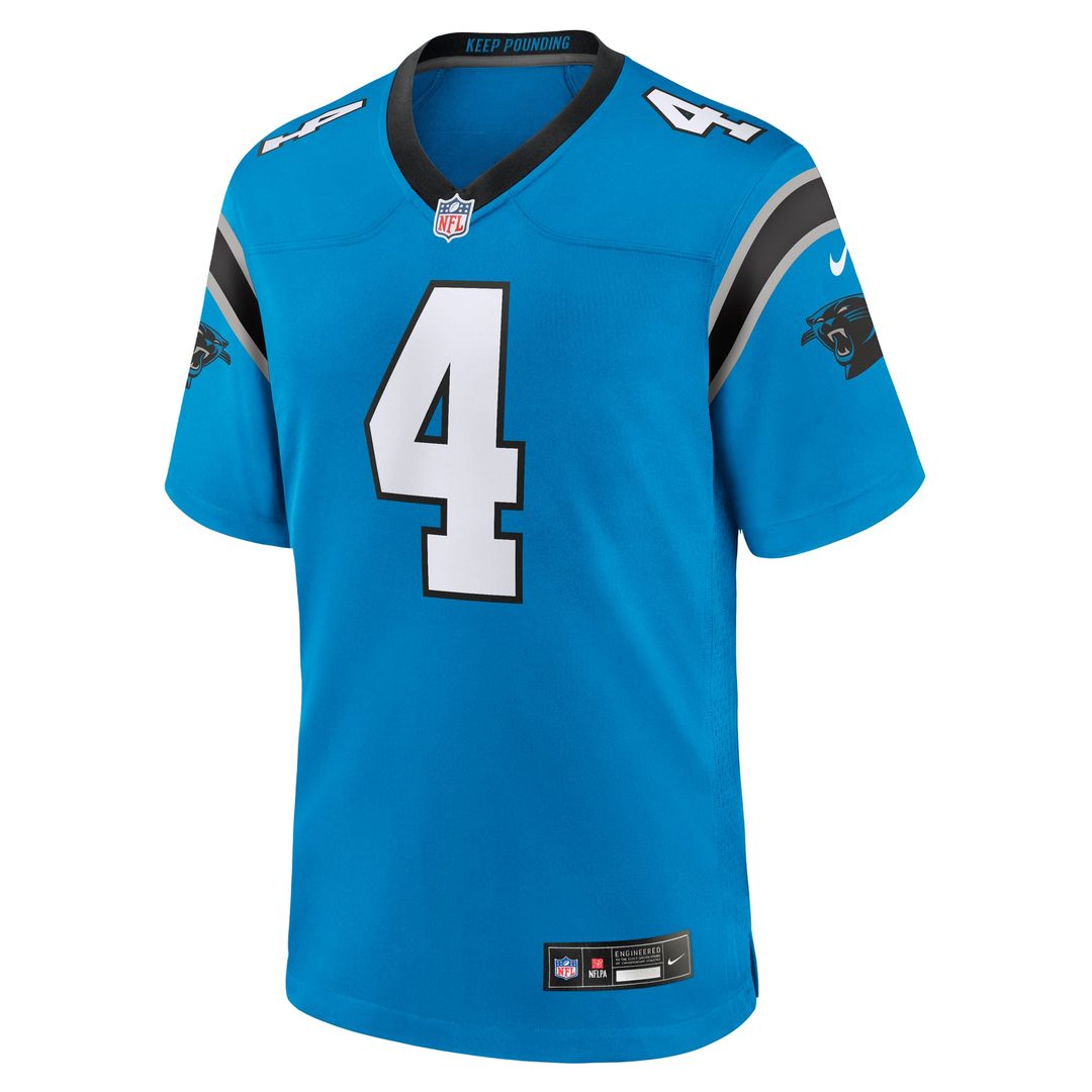 Tetairoa McMillan Carolina Panthers Team Game Jersey - Black