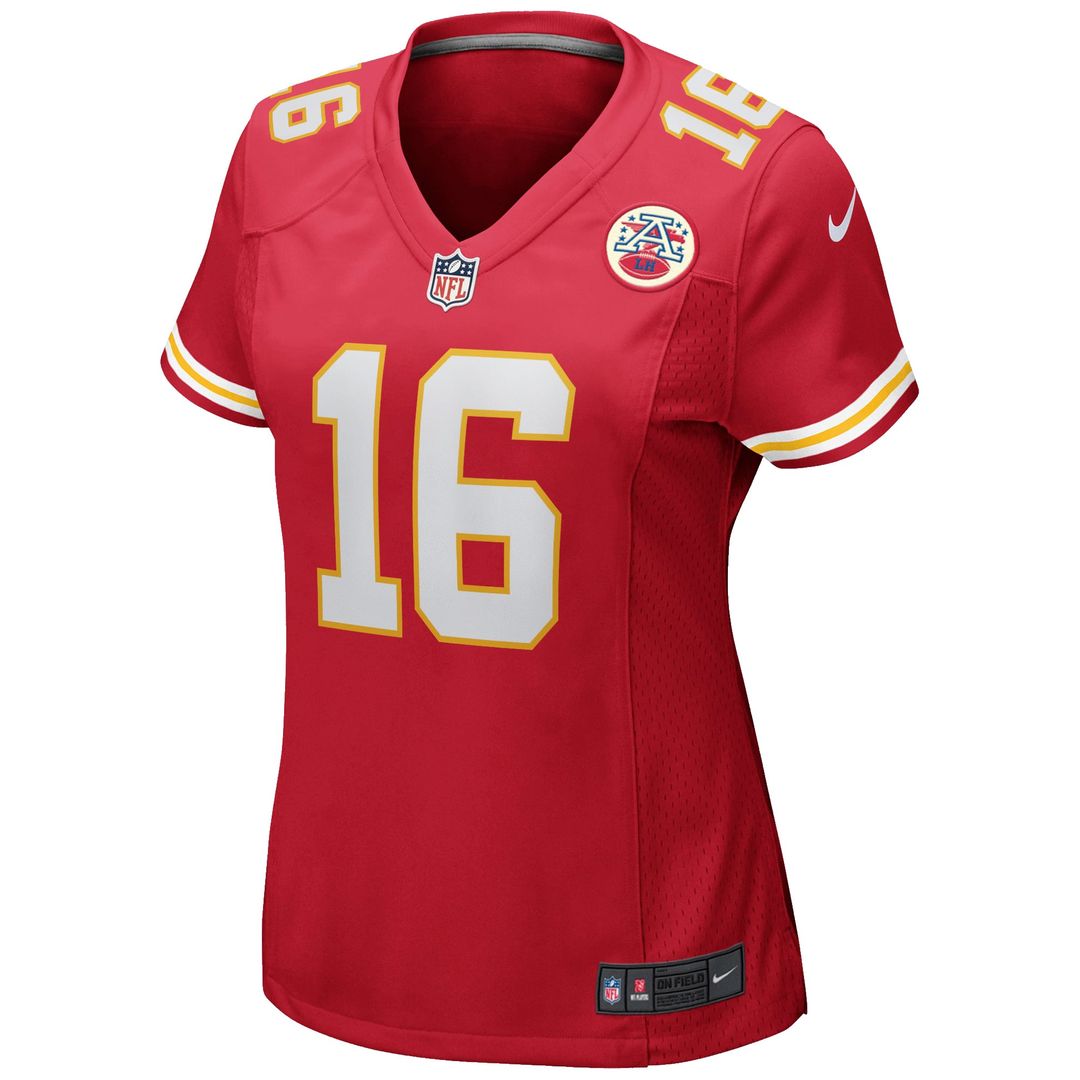 Len Dawson Kansas City Chiefs Women's Game Retired Player Jersey - Red
