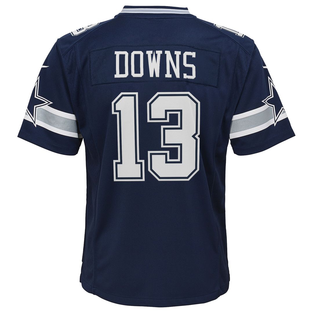 Caleb Downs Dallas Cowboys Youth Team Game Jersey - Navy