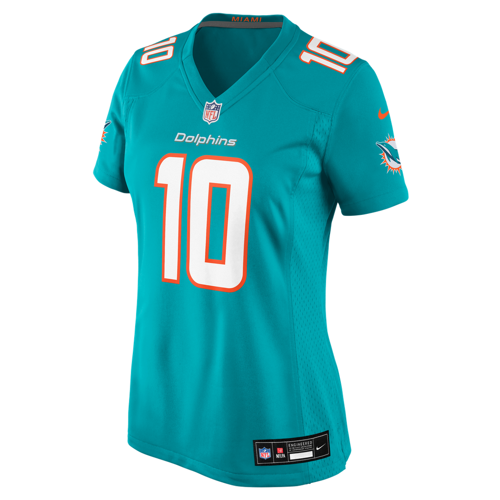 Jacob Rodriguez Miami Dolphins Women's Team Game Jersey - Aqua