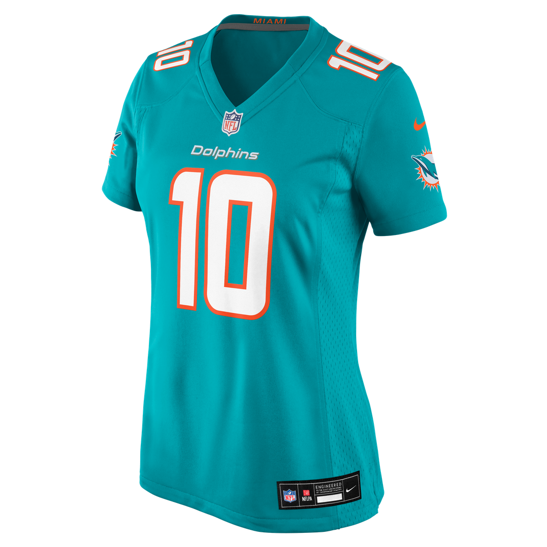Jacob Rodriguez Miami Dolphins Women's Team Game Jersey - Aqua