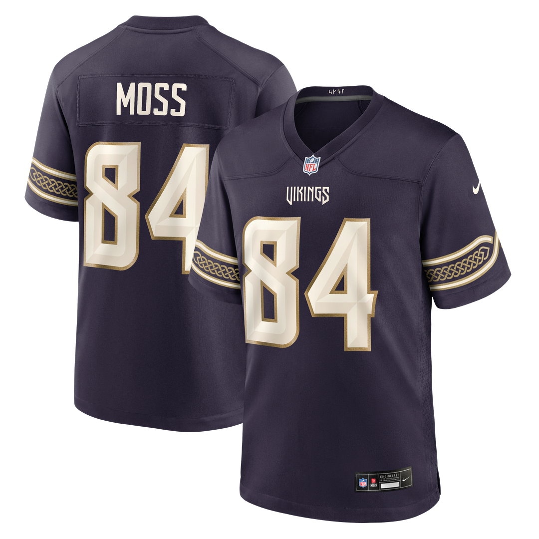 Randy Moss Minnesota Vikings 2026 Rivalries Collection Game Jersey - Purple