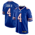 James Cook III Buffalo Bills Team Game Jersey - Royal