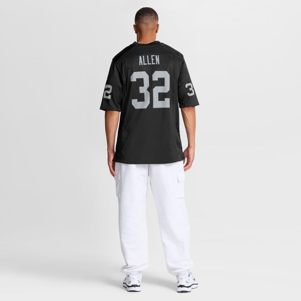 Marcus Allen Las Vegas Raiders Game Retired Player Jersey - Black