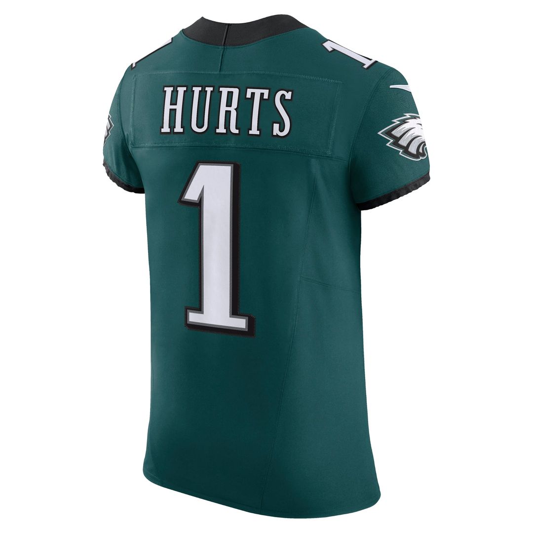 Jalen Hurts Philadelphia Eagles Team Vapor F.U.S.E. Elite Jersey - Midnight Green