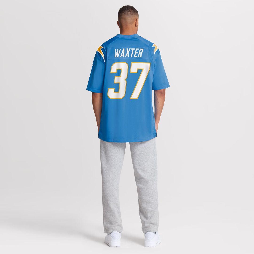 Isas Waxter Los Angeles Chargers Team Game Jersey - Powder Blue