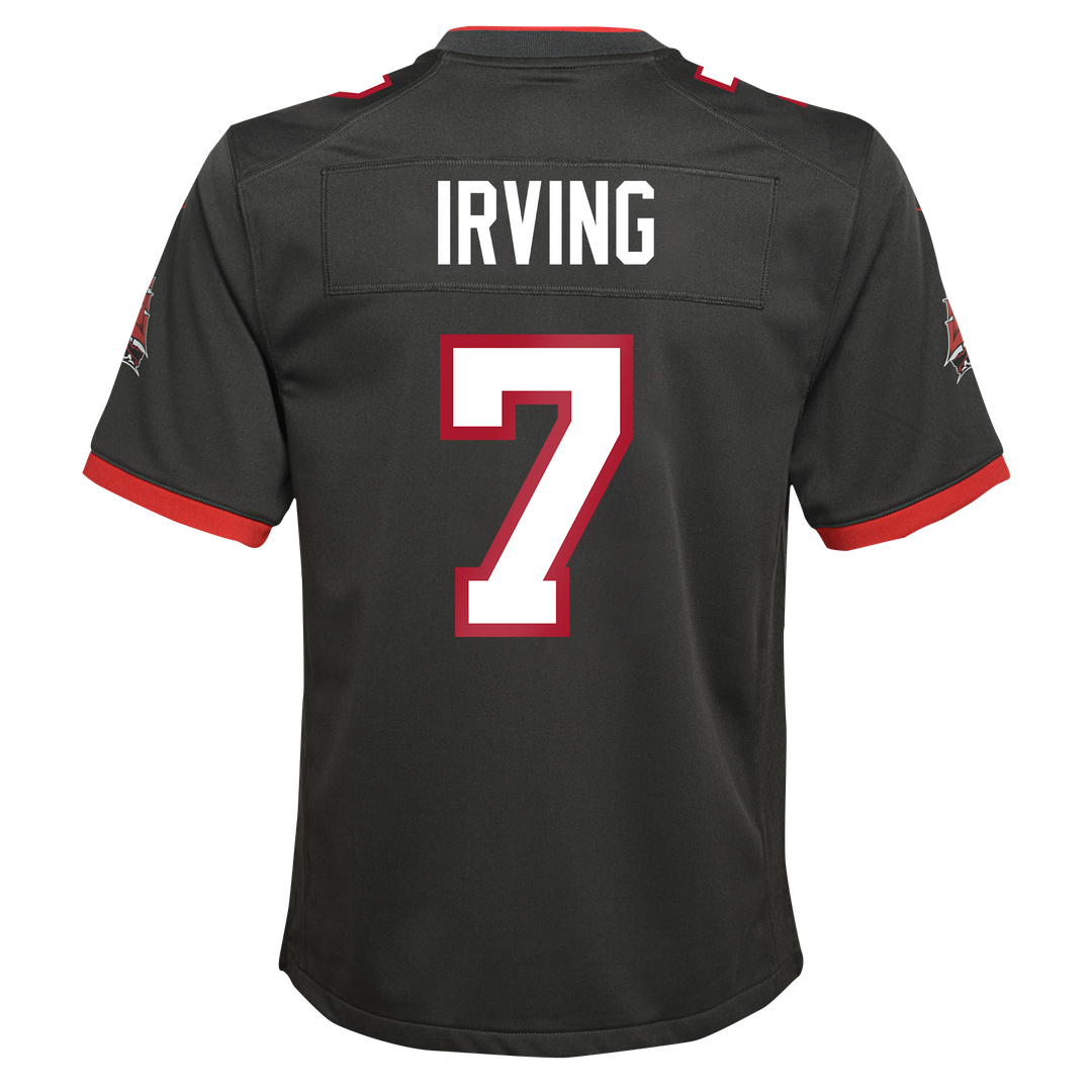 Bucky Irving Tampa Bay Buccaneers Youth Alternate Game Jersey - Pewter