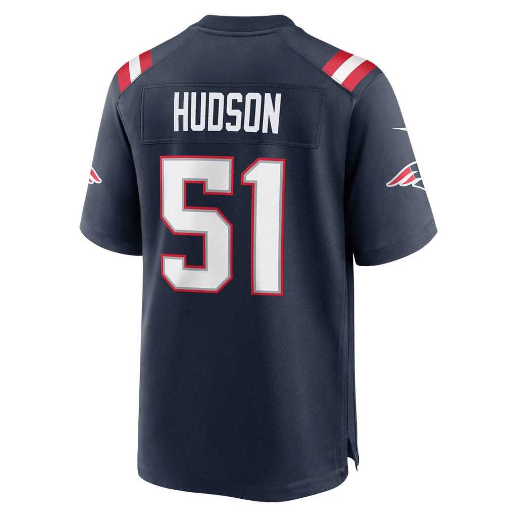 James Hudson New England Patriots Team Game Jersey - Navy
