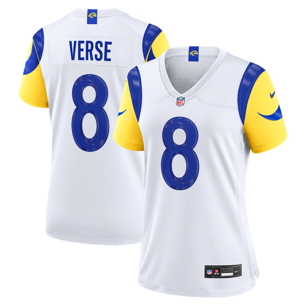 Jared Verse Los Angeles Rams Women's Game Jersey - White