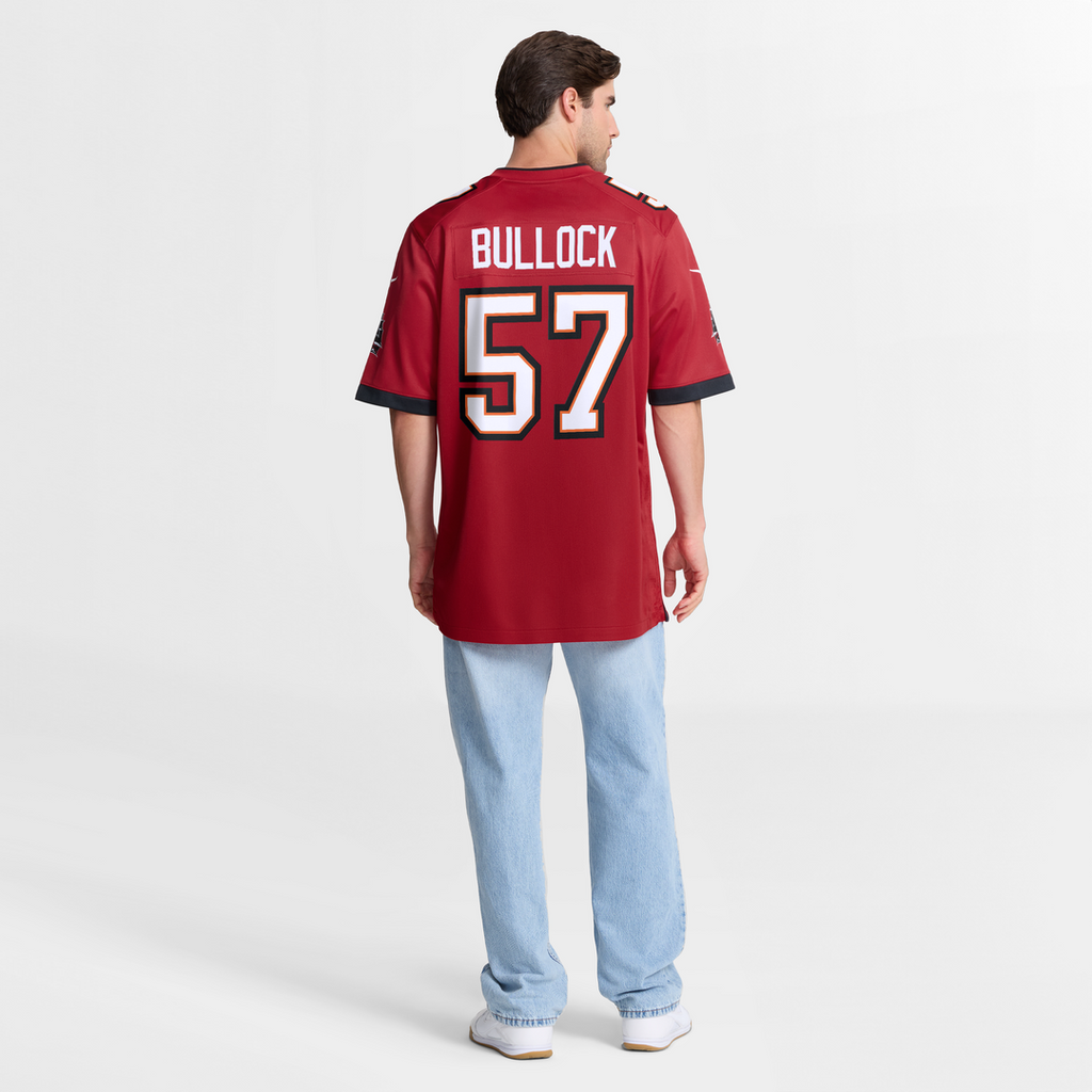 John Bullock Tampa Bay Buccaneers Team Game Jersey - Red