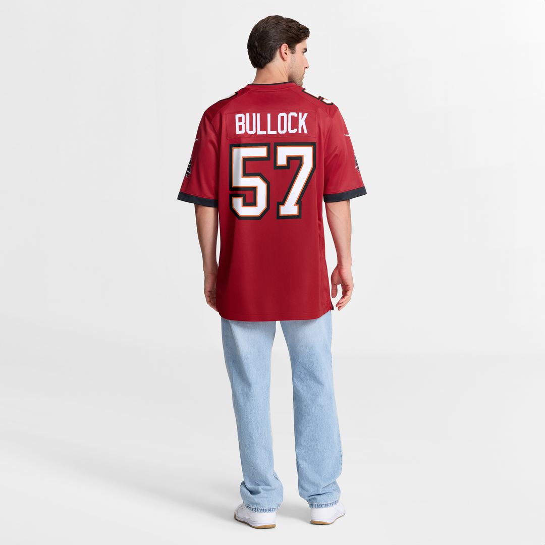 John Bullock Tampa Bay Buccaneers Team Game Jersey - Red
