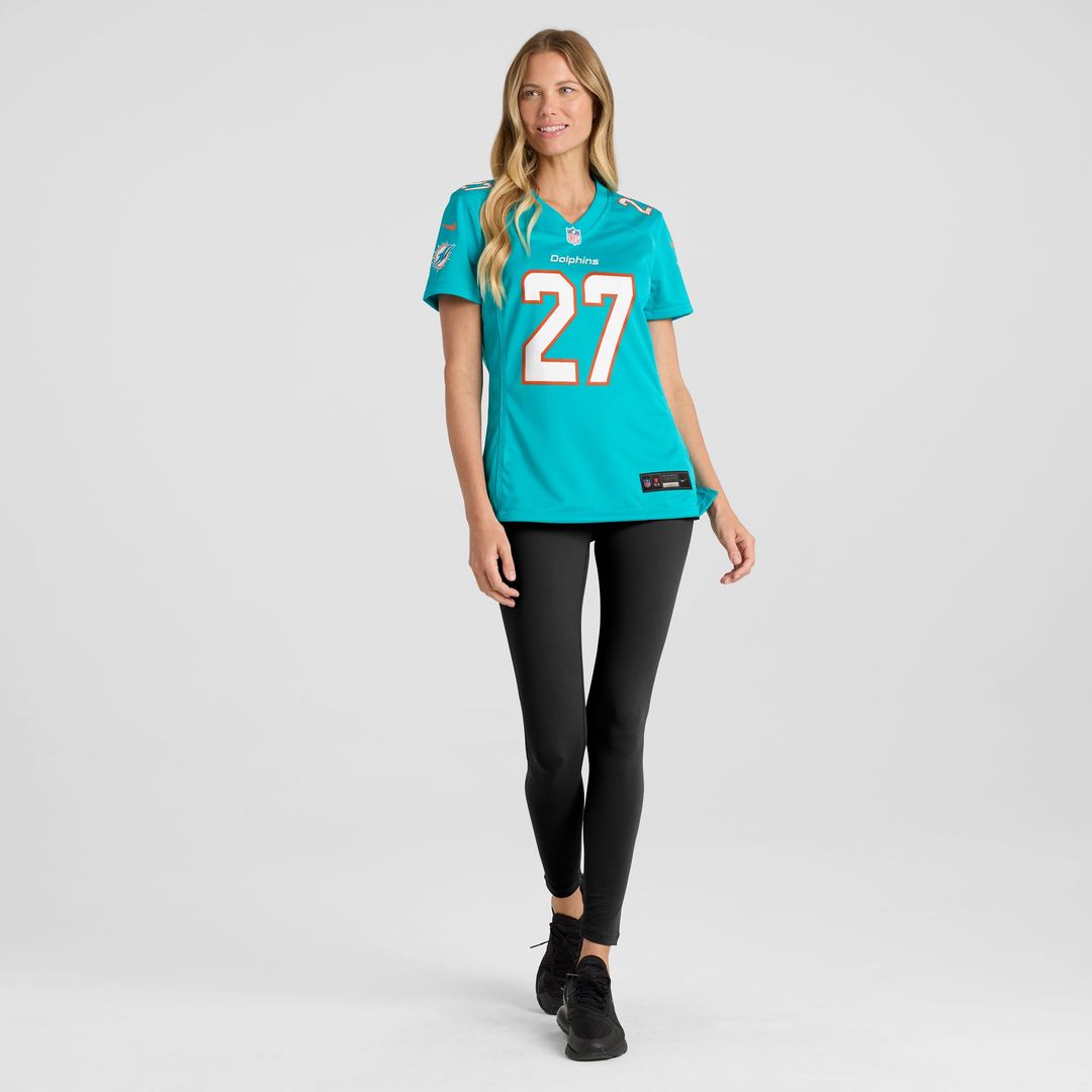 Ethan Bonner Miami Dolphins Women's Game Jersey - Aqua