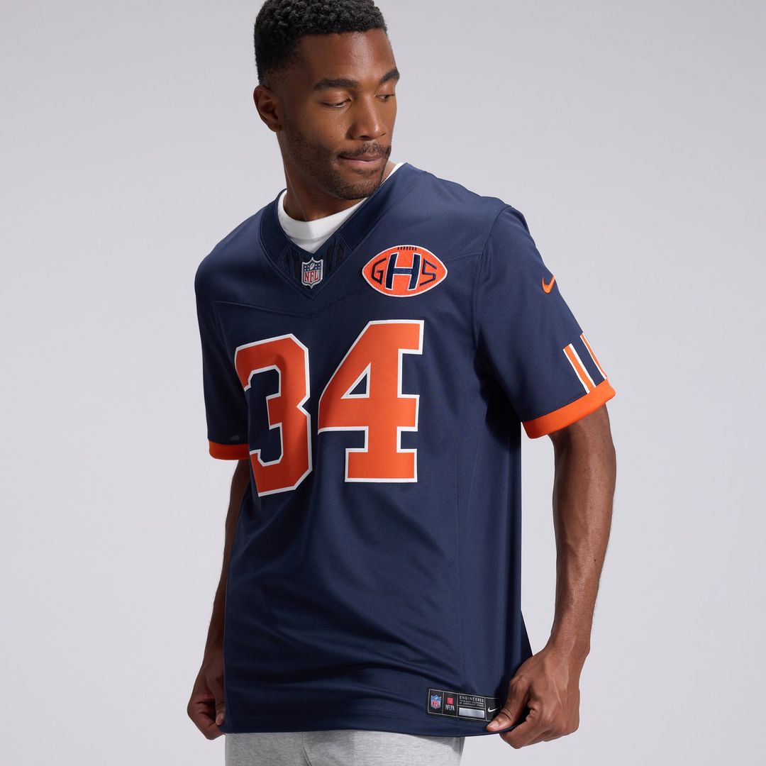 Walter Payton Chicago Bears 2026 Rivalries Collection Stitched Limited Jersey - Navy