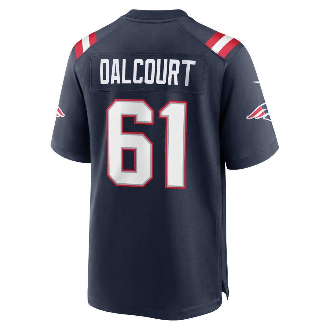 Darrian Dalcourt New England Patriots Team Game Jersey - Navy
